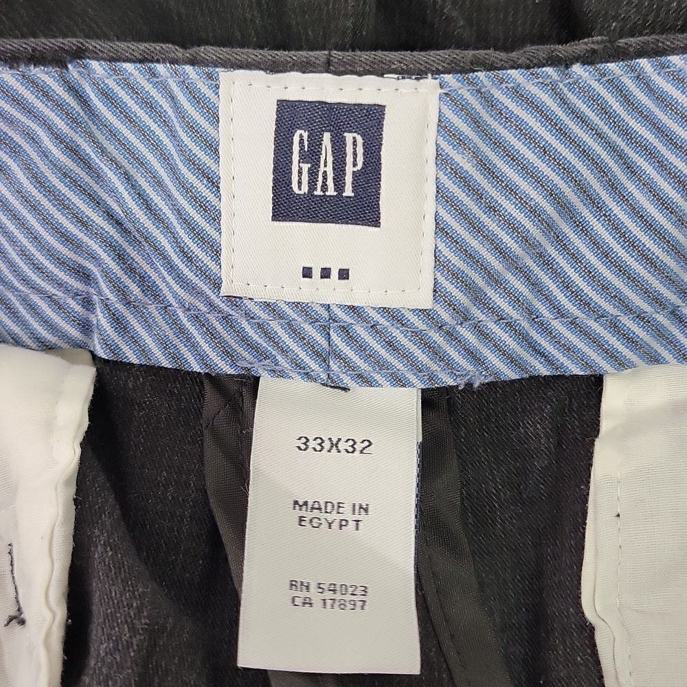 Gap. Dress Pants. Charcoal. Size 33X32. EUC - Picture 6 of 7